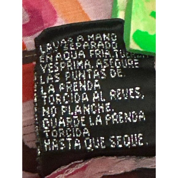 Essentials By Milano XL Pink Geometric Button Up Blouse Retro Cityworkcore - Picture 10 of 11